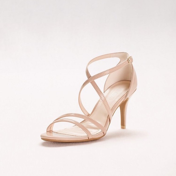 David's Bridal Shoes - 2 for $55 NWT STRAPPY HEELS